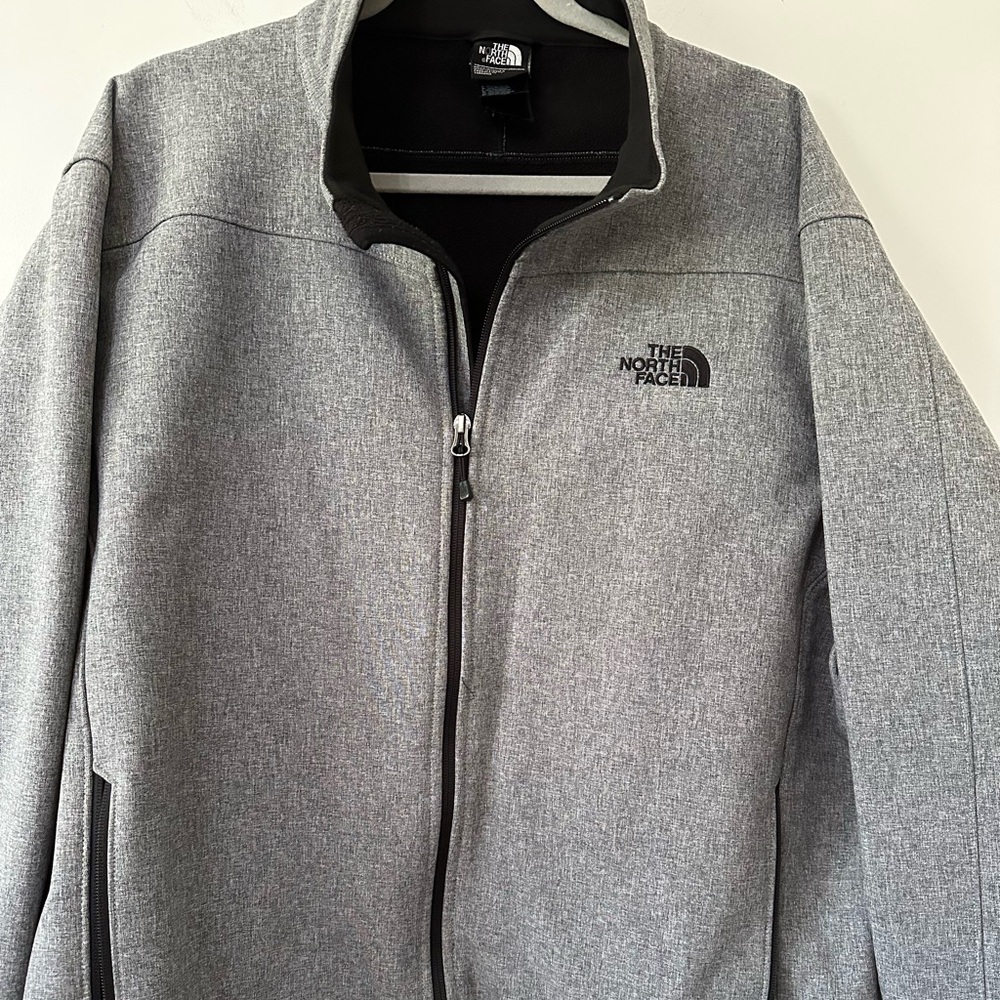 The North Face Gray Soft Shell Jacket - Picture 3 of 9